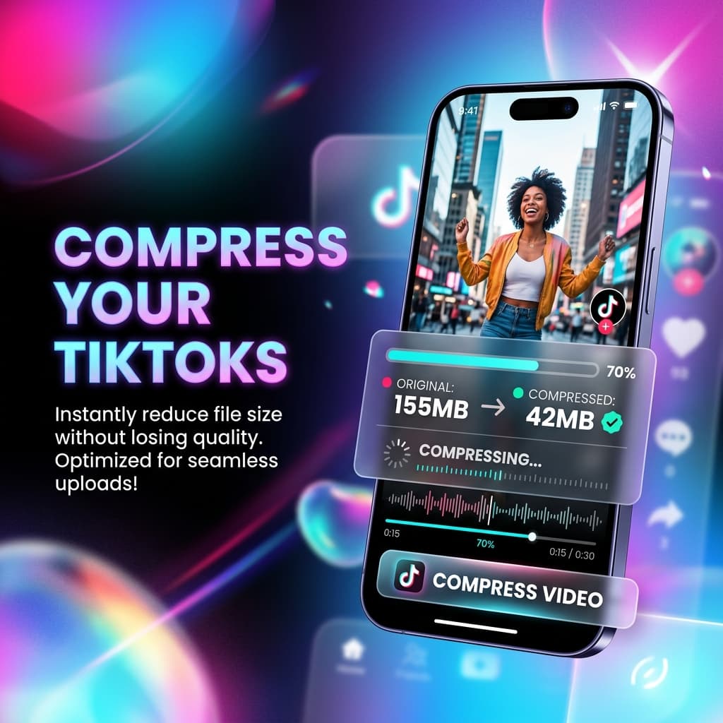 Compress video for TIKTOK
